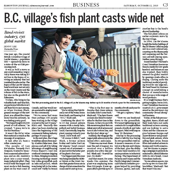 Edmonton Journal Business, Environment PR