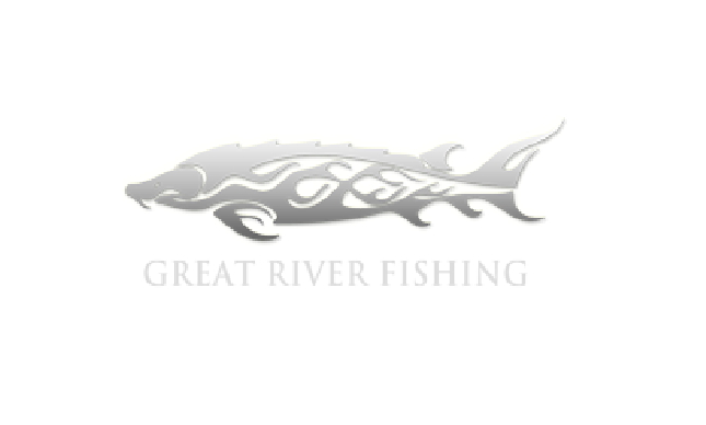 River Fishing Decal 